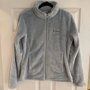 Women’s Columbia Light Blue Fleece Zip Up